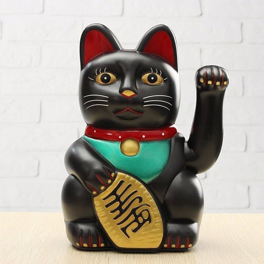 招き猫　猫の置物　オブジェ Amazon.co.jp: 招き猫 水晶 風水 クリスタル 猫 ミニチュア